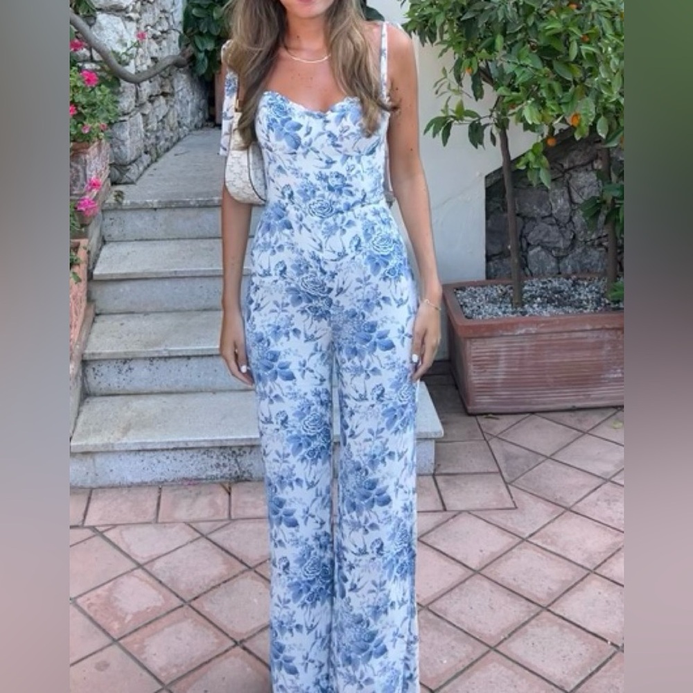 Reformation Alfred Jumpsuit in Pompadour
